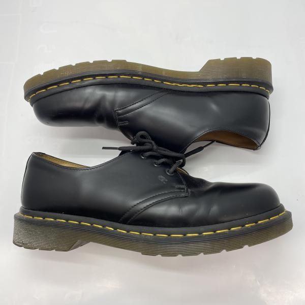中古】Dr.Martens 3 ホール 1461 サイズ27cm PA004 ブラック ドクター