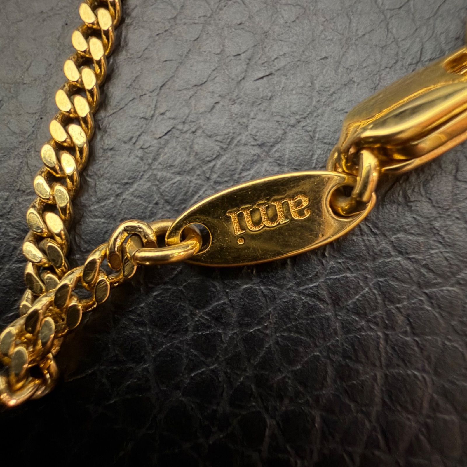 ◎AMI PARIS アミパリス AMI DE COEUR ペンダントネックレス ゴールド