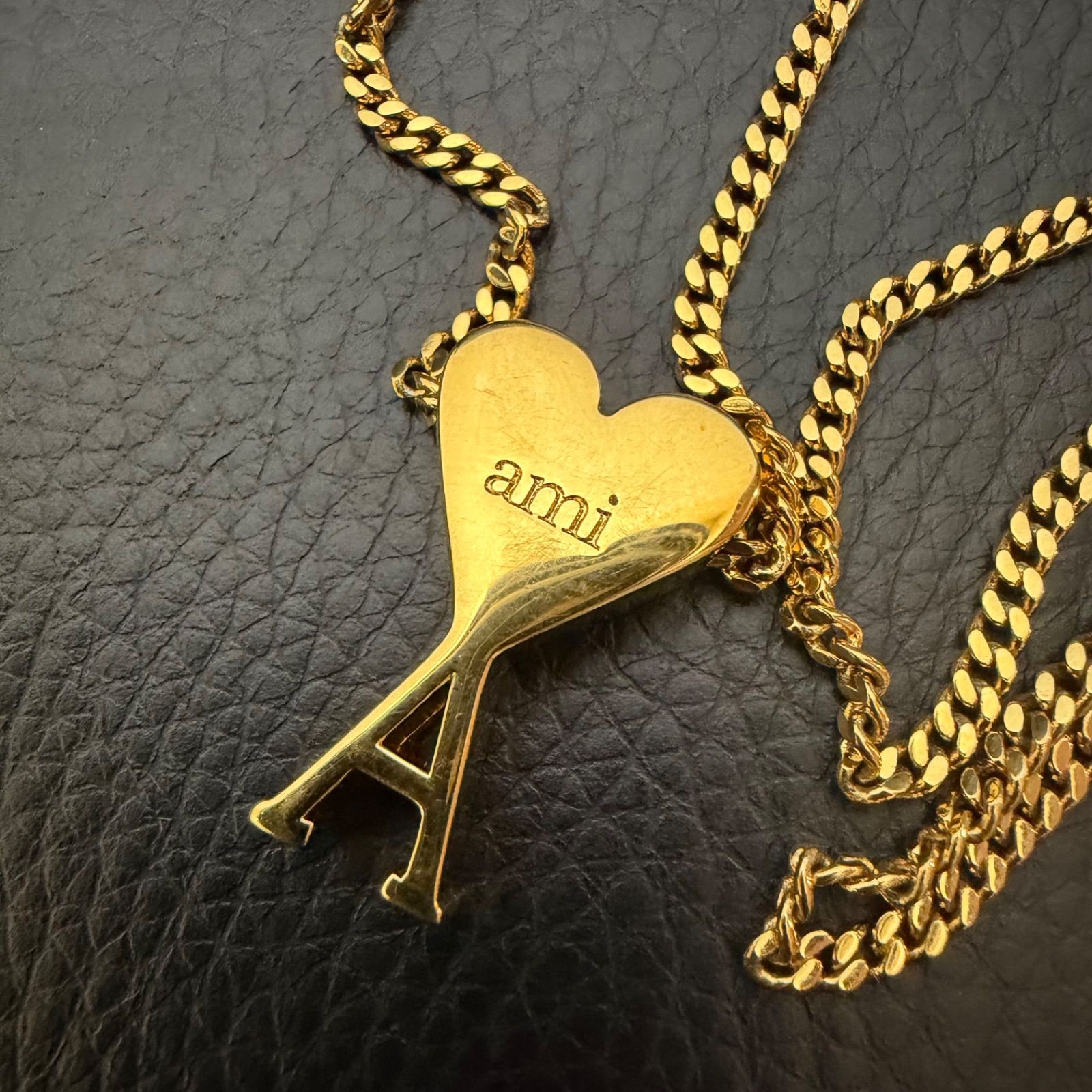 ami paris アミパリス ハートロゴネックレス ゴールド ◎AMI PARIS アミパリス AMI DE COEUR ペンダントネックレス ゴールド