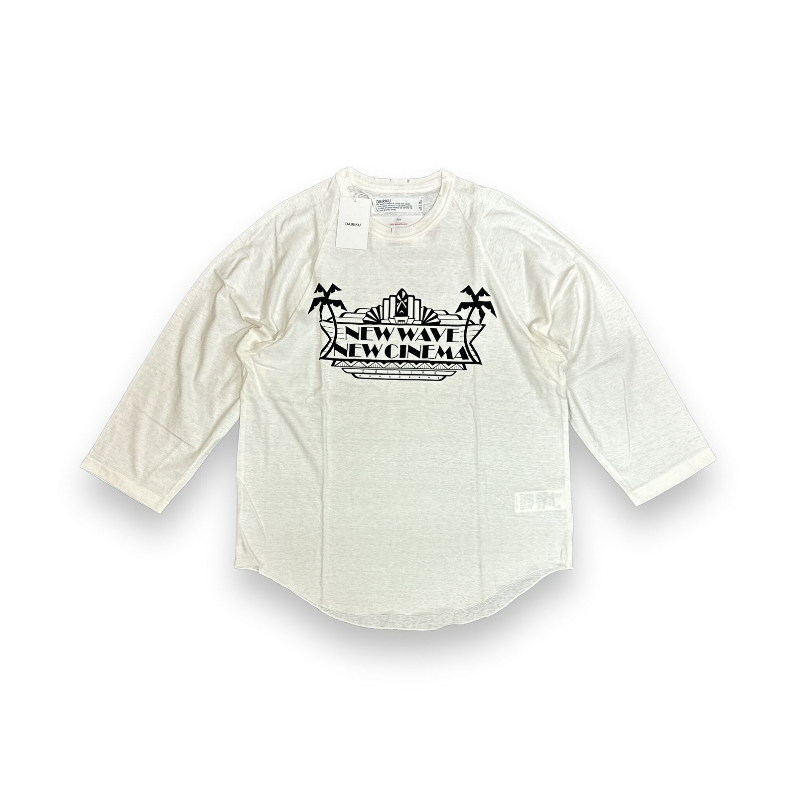参考上代19800円 未使用 DAIRIKU 23SS New Raglan Tee ニューラグランT