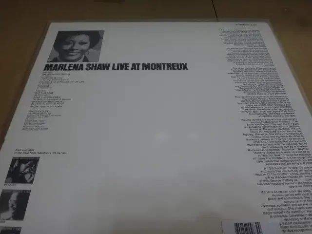 未開封 LP ） Marlena Shaw ー Live At Montreux - メルカリ