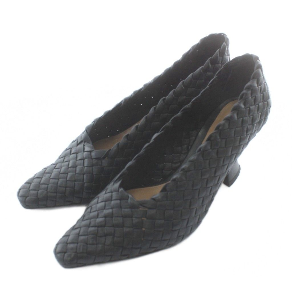 ボッテガヴェネタ BOTTEGA VENETA パンプス レザー イントレチャート