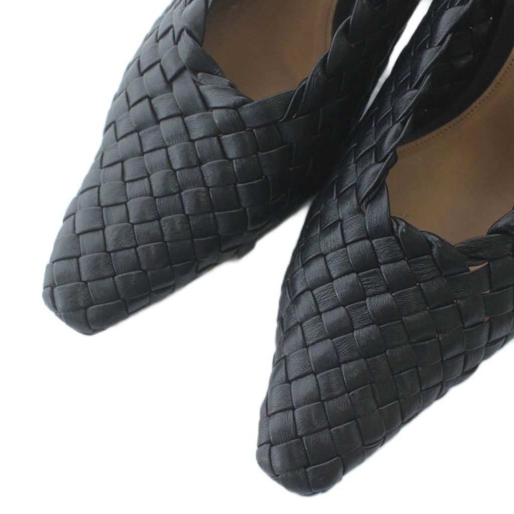 ボッテガヴェネタ BOTTEGA VENETA パンプス レザー イントレチャート