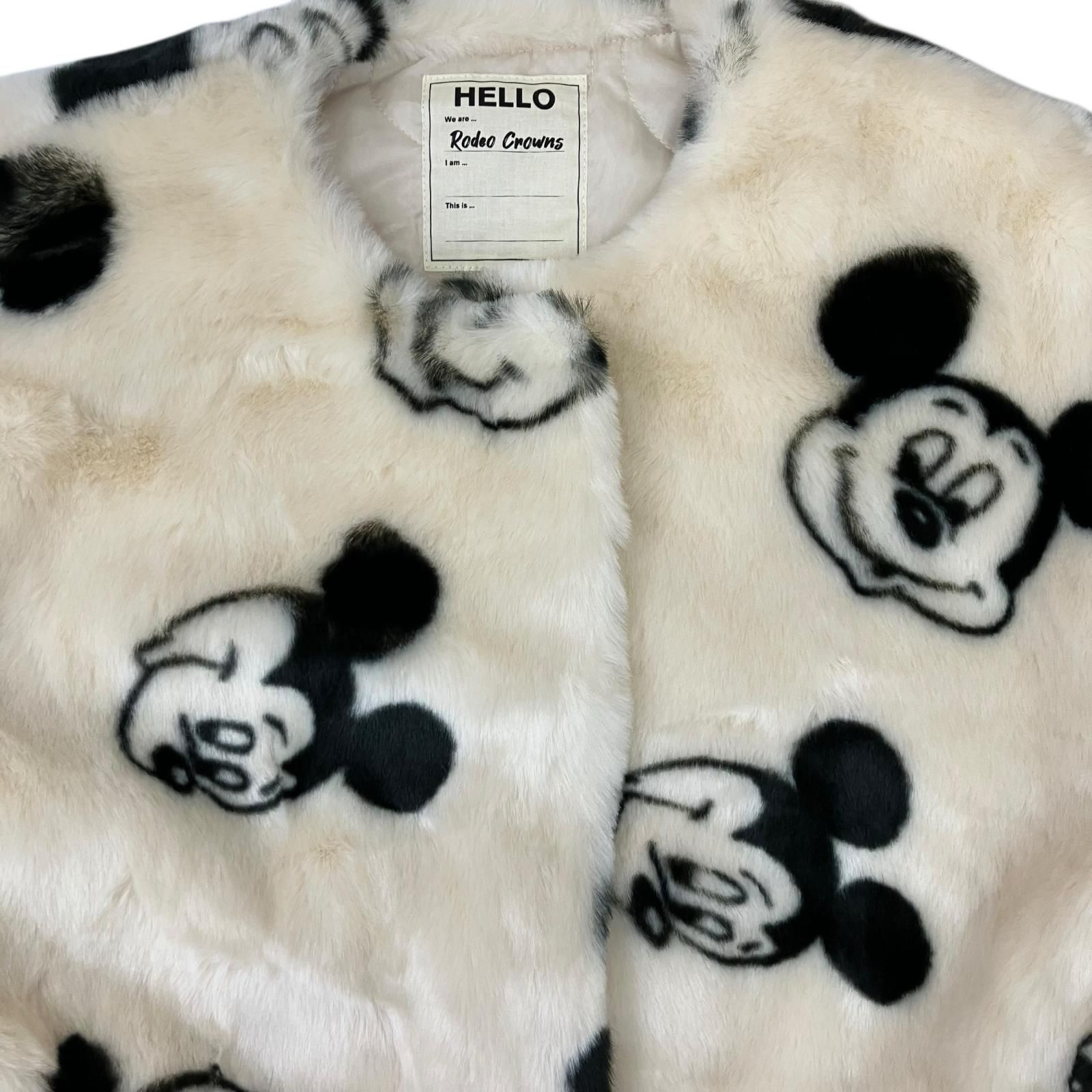 186004 Rodeo Crowns ロデオクラウンズ ッキー コラボ ファー アウター