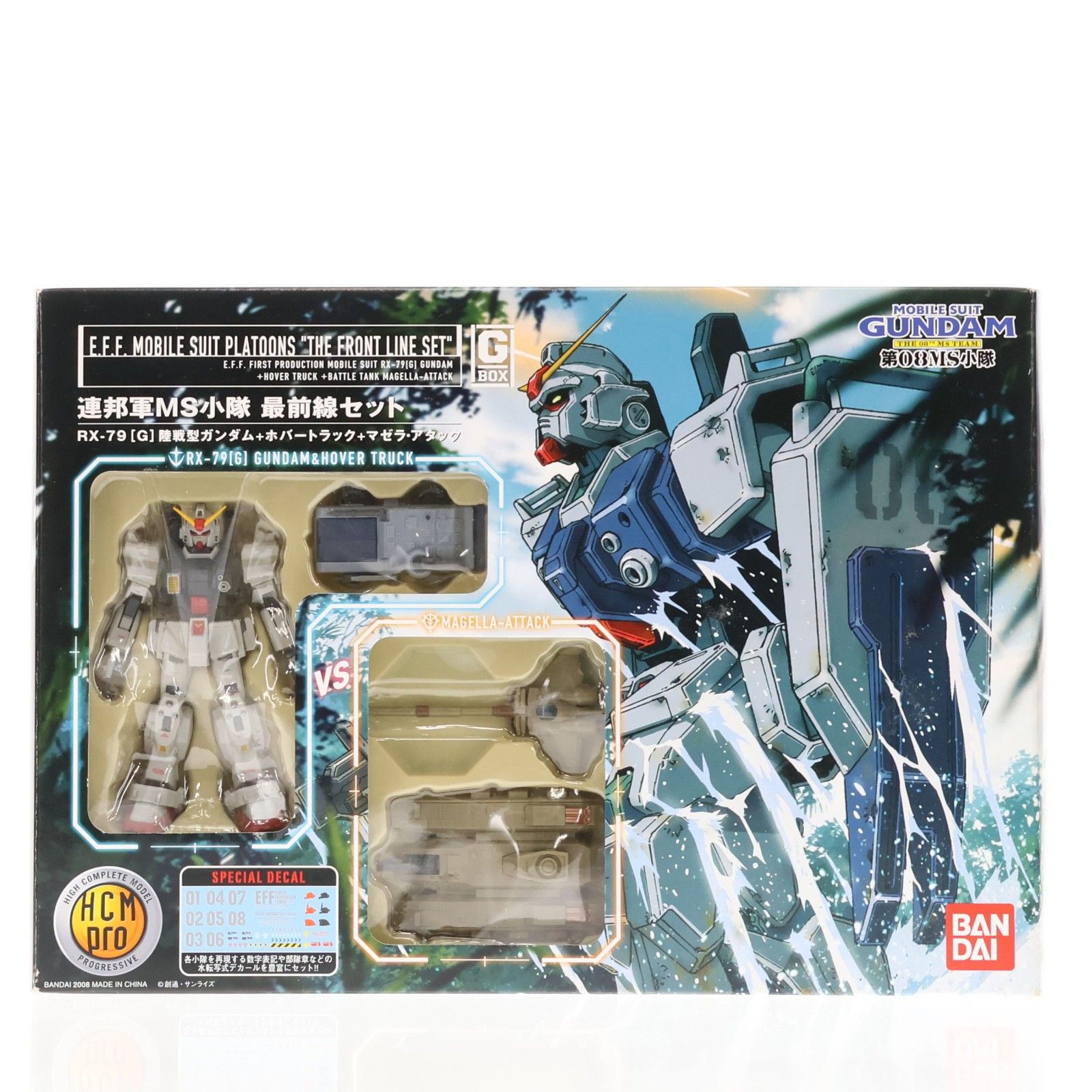 HCM-Pro G-BOX 連邦軍MS小隊 最前線セット 機動戦士ガンダム 第08MS