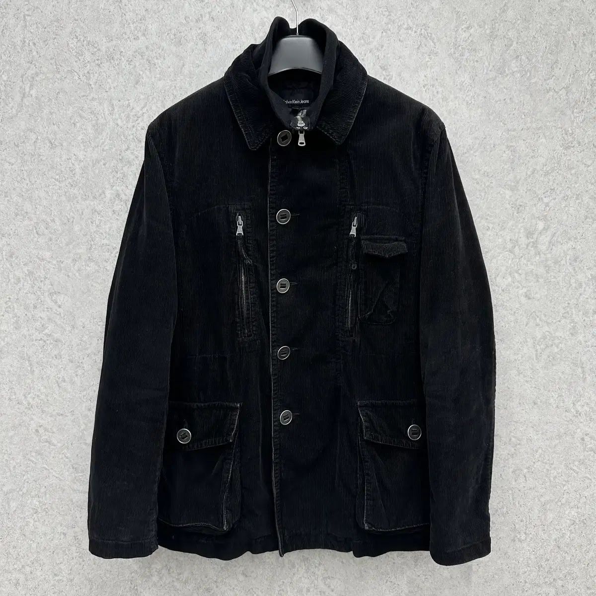 100 カルバン・クライン メンズ コーデュロイ ハンティングジャケット