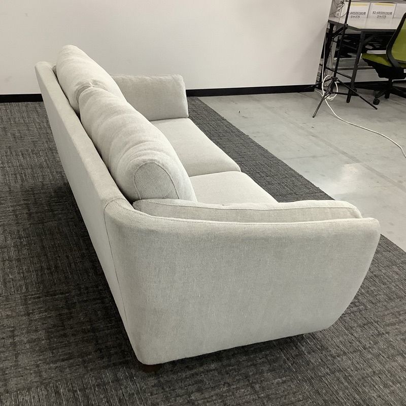 中古 ファブリックソファ 2人掛け 桜屋工業 LS-412-KB グレー 幅1840