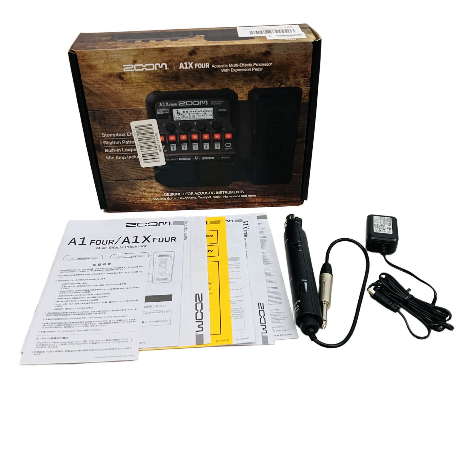 ZOOM A1X FOUR マルチエフェクトプロセッサー 音響周辺機器 ズーム