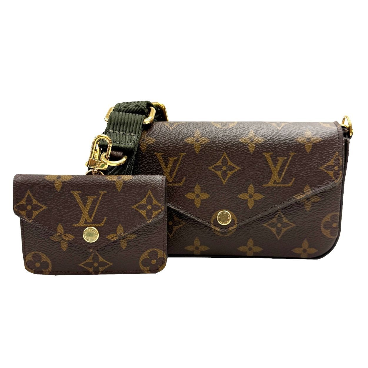 【中古】LOUIS VUITTON ルイ ヴィトン M80091 ミュルティ ポシェット フェリシー RFID モノグラム PVC ミニバッグ ショルダー ショルダーバッグ ブラウン レディース お洒落 人気 お出掛け 肩掛け 【ブランドギャラリー心斎橋店】 中古】LOUIS VUITTON ルイ ヴィトン M80091 ミュルティ ポシェット
