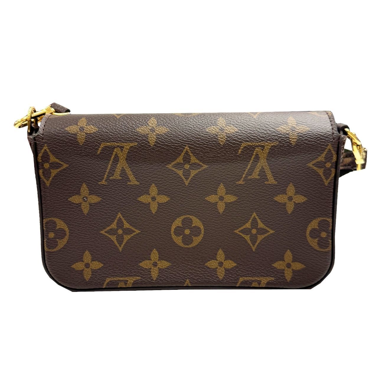 【中古】LOUIS VUITTON ルイ ヴィトン M80091 ミュルティ ポシェット フェリシー RFID モノグラム PVC ミニバッグ ショルダー ショルダーバッグ ブラウン レディース お洒落 人気 お出掛け 肩掛け 【ブランドギャラリー心斎橋店】 中古】LOUIS VUITTON ルイ ヴィトン M80091 ミュルティ ポシェット