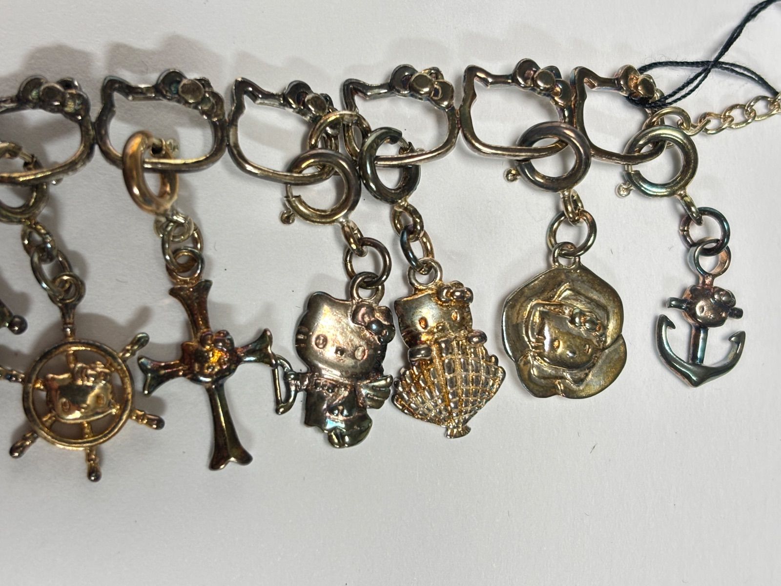  Sanrio ハローキティ silver 925 銀 ブレスレット チャーム ネックレス ストラップ アクセサリー ヘアアクセサリー キャラクターグッズ