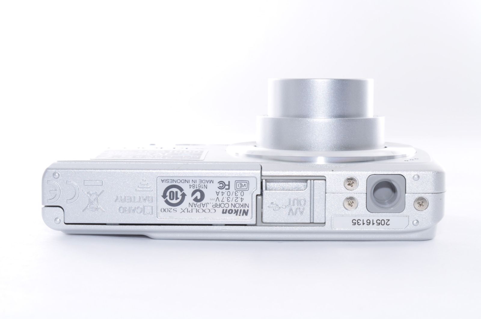 Nikon COOLPIX S200 DIGITAL Camera シルバー デジカメ デジタルカメラ