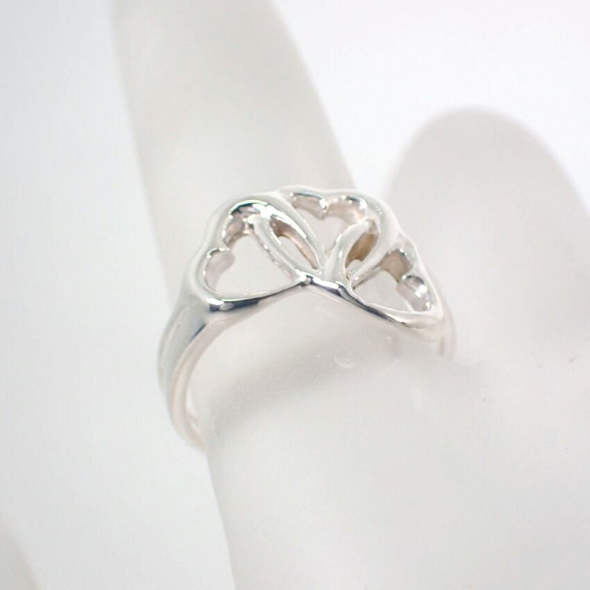 ティファニー 925 トリプルハート リング /9号/j134-11 - メルカリ