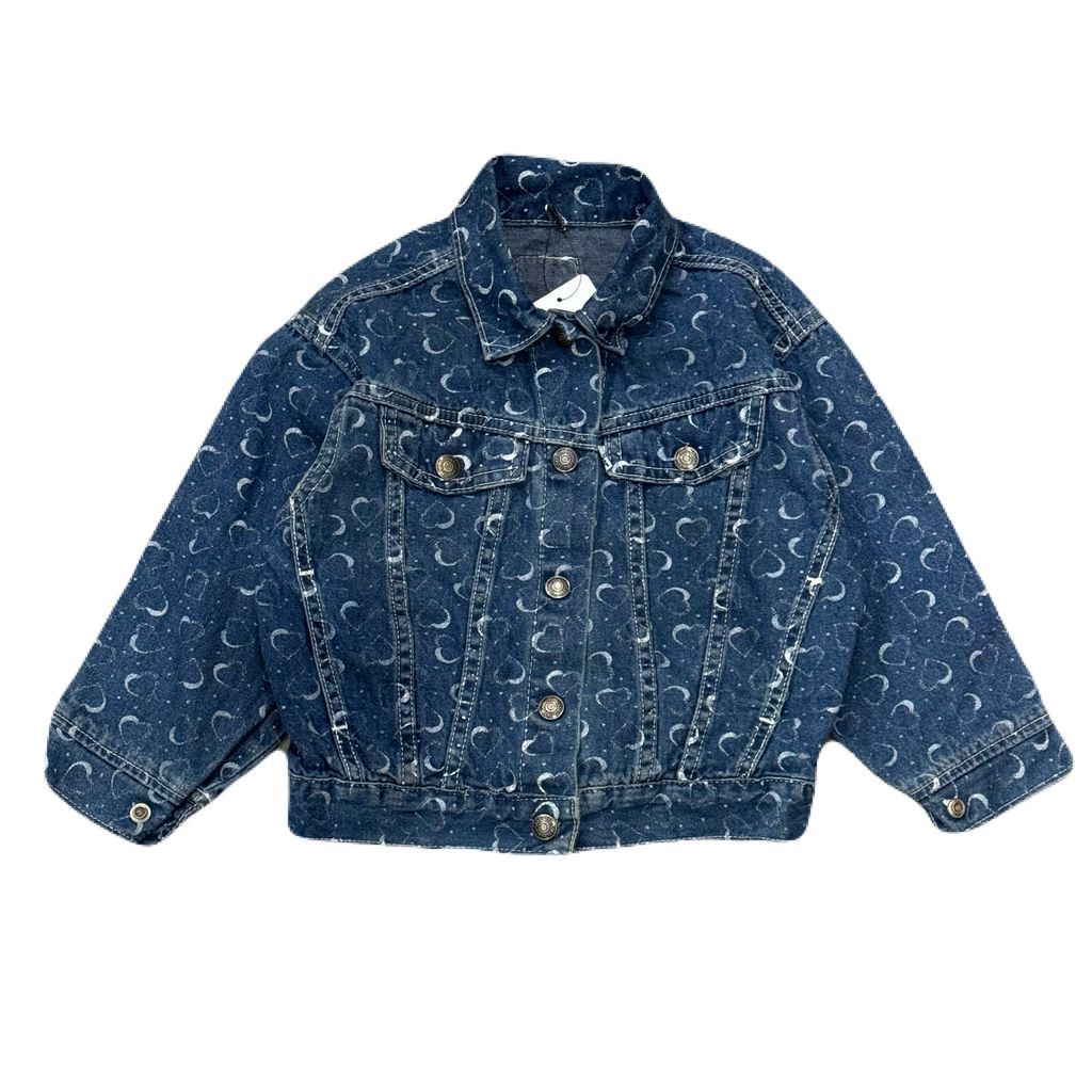 USA製 90s Little Levi's Kids リーバイス キッズ ハート柄 Gジャン