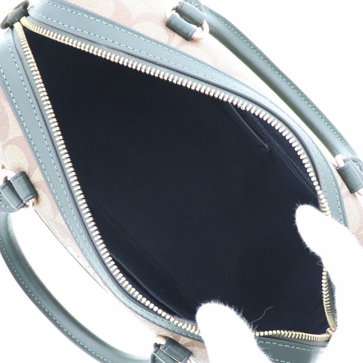 COACH コーチ ローアン サッチェル シグネチャー キャンバス 