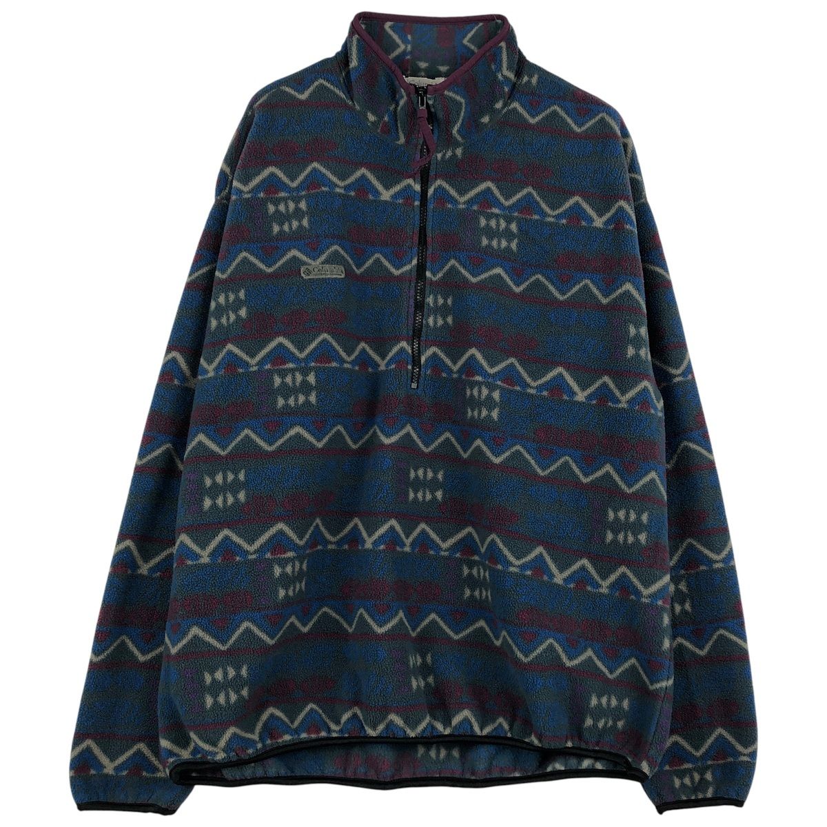 90年代 古着 90年代 コロンビア Columbia ハーフジップ 中綿マウンテン 