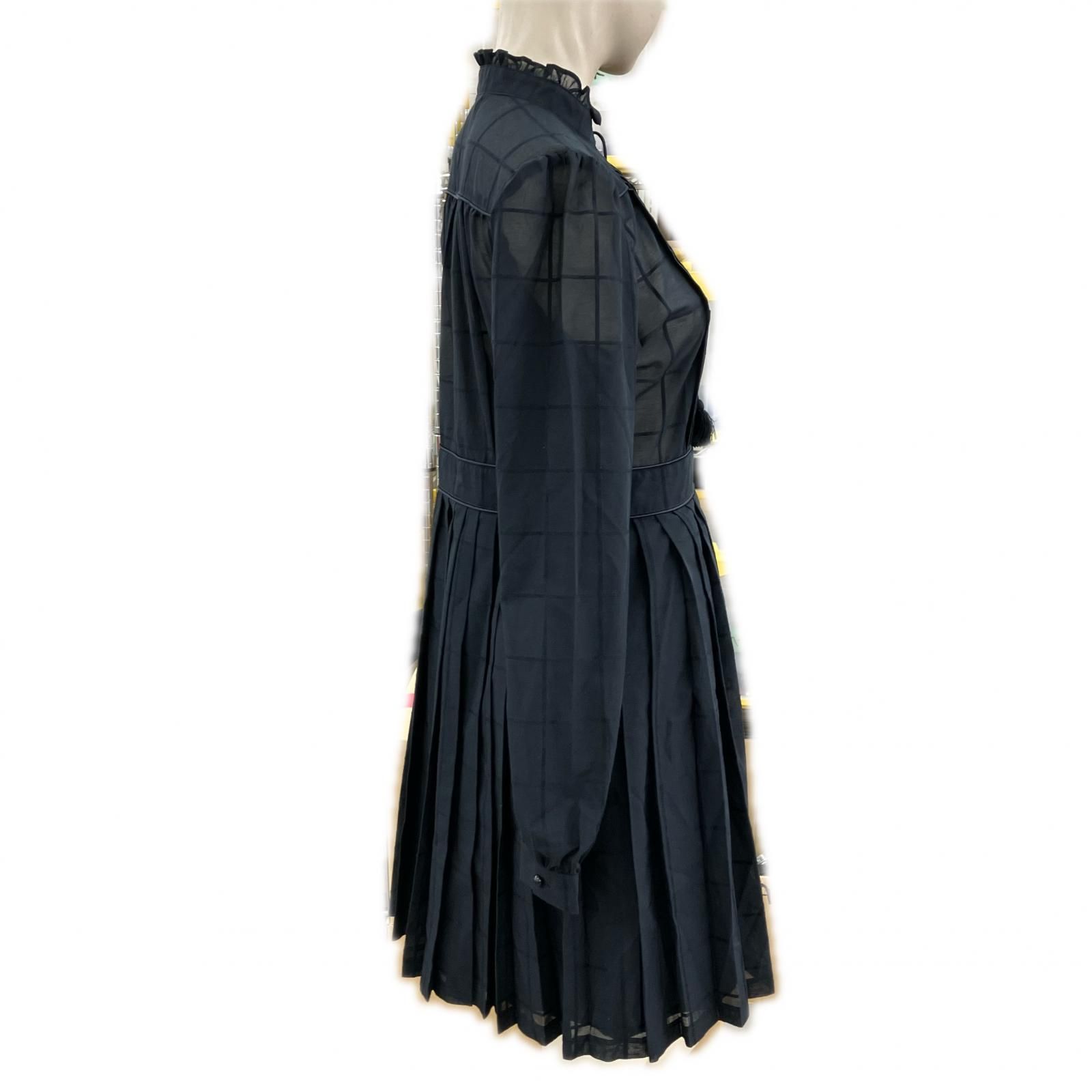 186005 BURBERRY BLUE LABEL バーバリーブルーレーベル ワンピース 黒