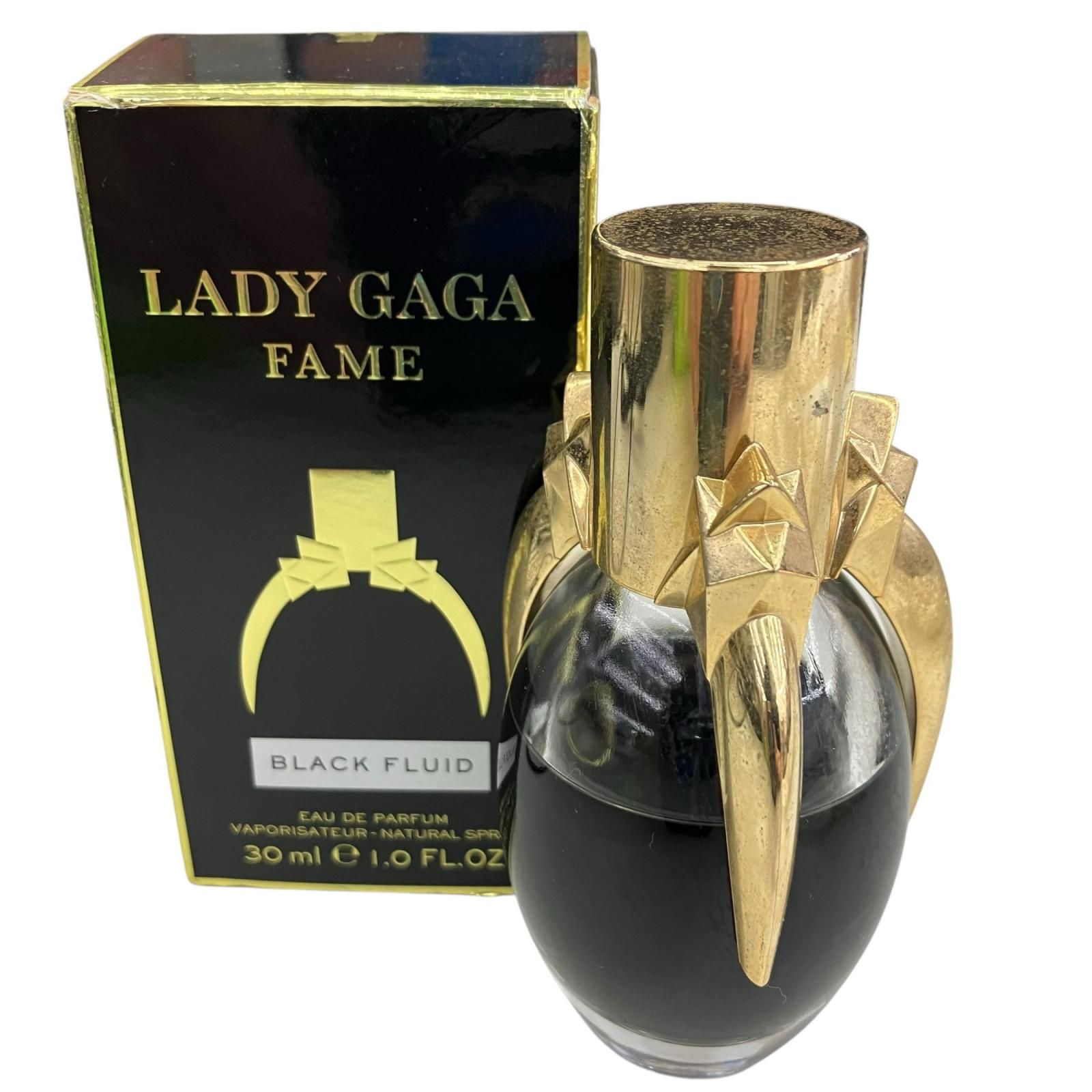 186001 現状品 香水 30ml LADY GAGA FAME BLACK FLUID EDP - メルカリ