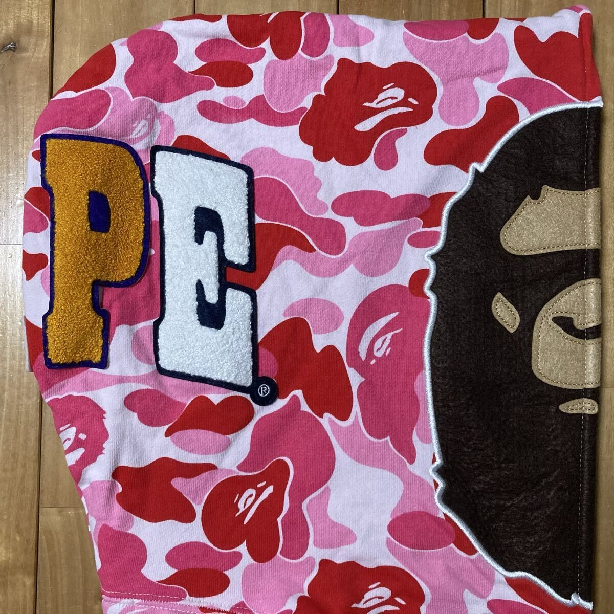 ☆2XL☆ 2ND APE Head Full Zip Hoodie a bathing ape BAPE ABC CAMO