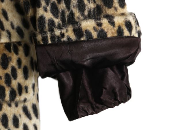 60s CHITA フェイクファー ハーフ コート レディース L 程