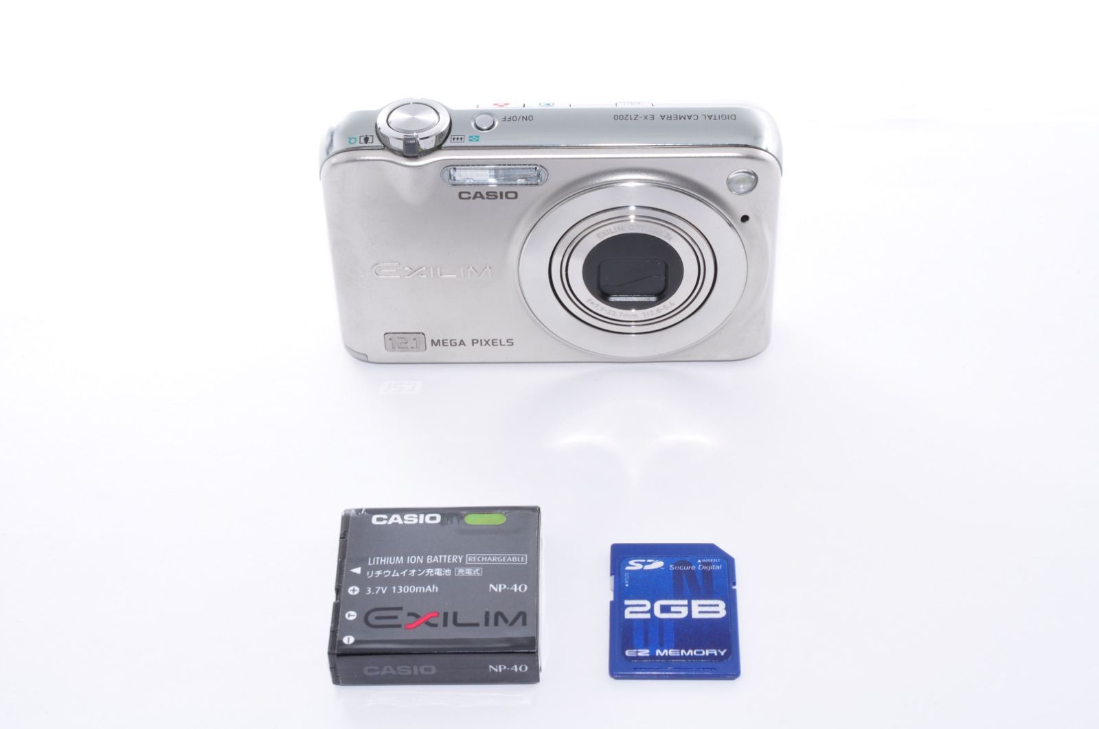 CASIO EX-Z1200 DIGITAL Camera シルバー デジカメ デジタルカメラ