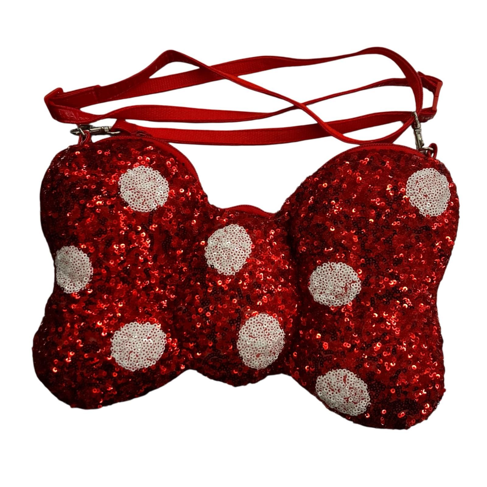 186001 Disney ディズニー 東京ディズニーリゾート ミニーちゃん ショルダーバッグ カチューシャ ミトン サングラス 5点まとめ売り