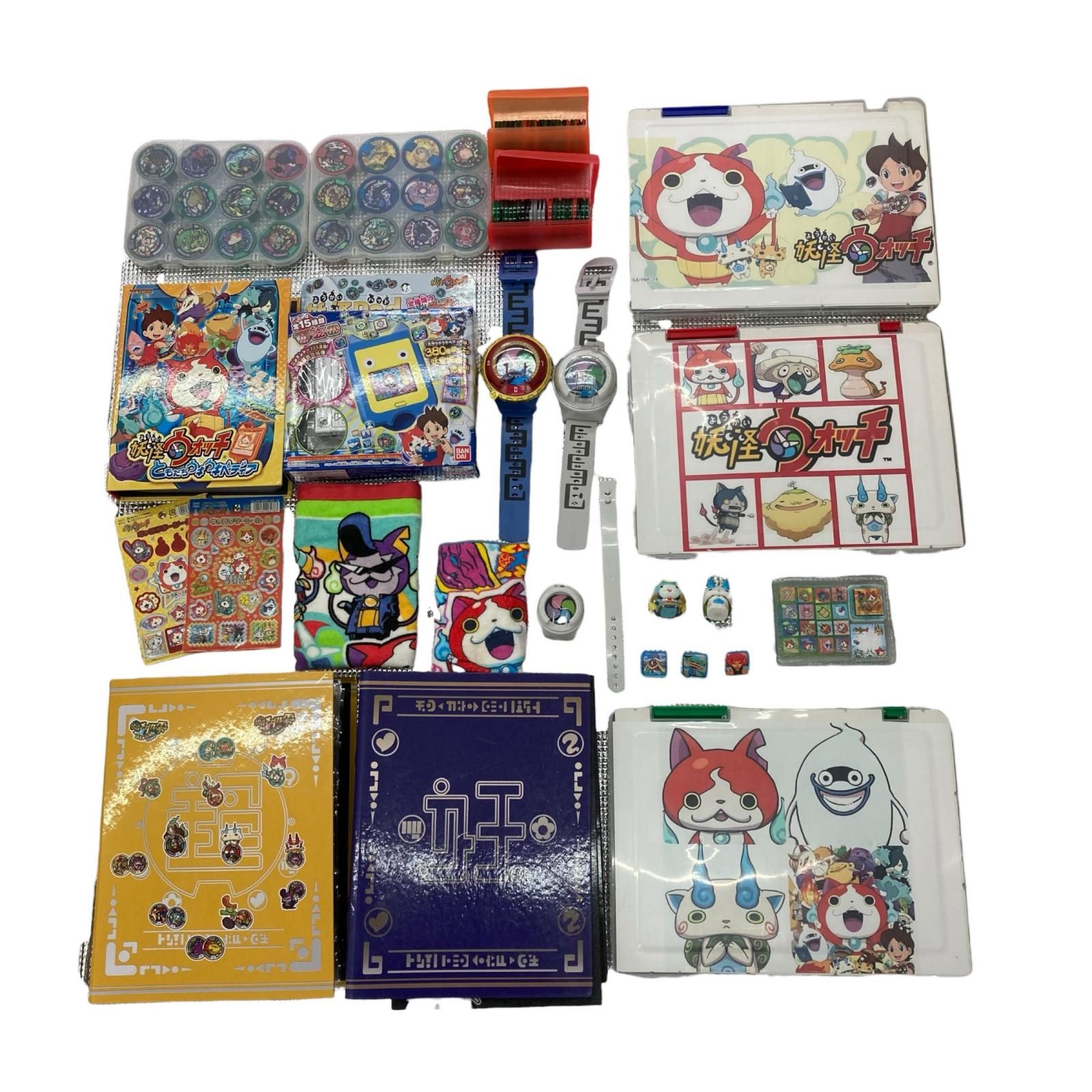 186000 現状品 妖怪ウォッチ カード メダル 文房具他 グッズまとめ