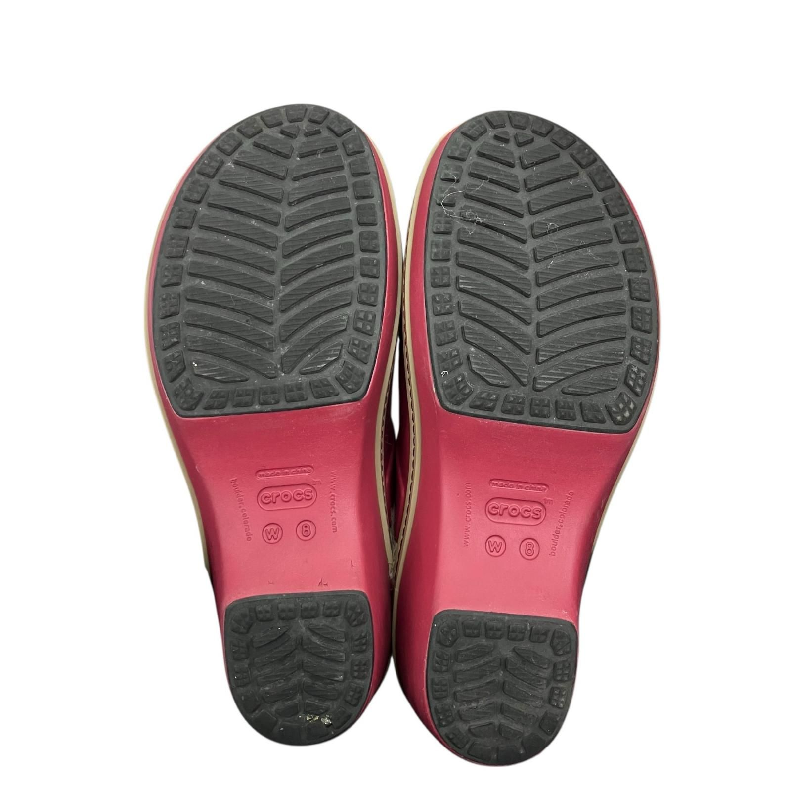 186001 Crocs クロックス コブラー ボア ファー サボサンダル 24cm