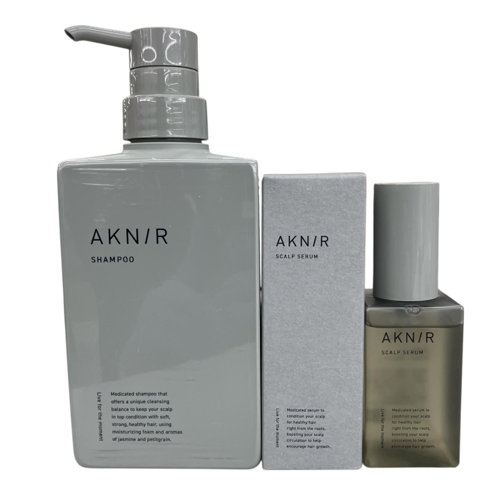 186000 現状品 AKN/R アクニー 薬用シャンプー ヘアスカルプセラム 3点