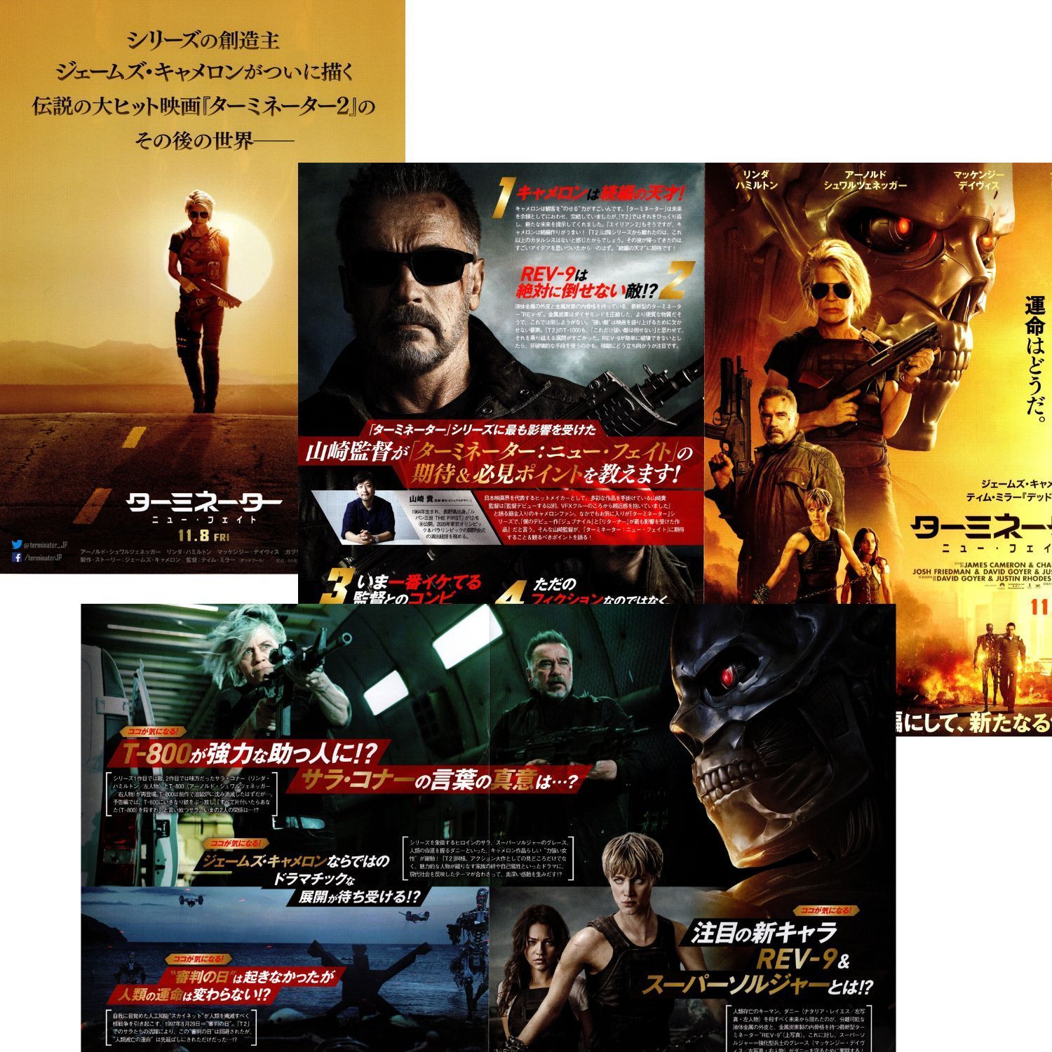 送料無料 】 ターミネーター シリーズ 映画 チラシ 11枚 セット The