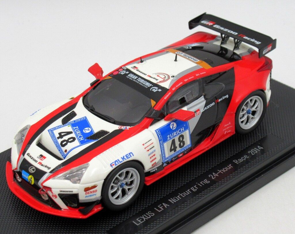 エムエムピー 1/43 EBBRO LEXUS LFA Nurburgring 24-hour Race 2014 No