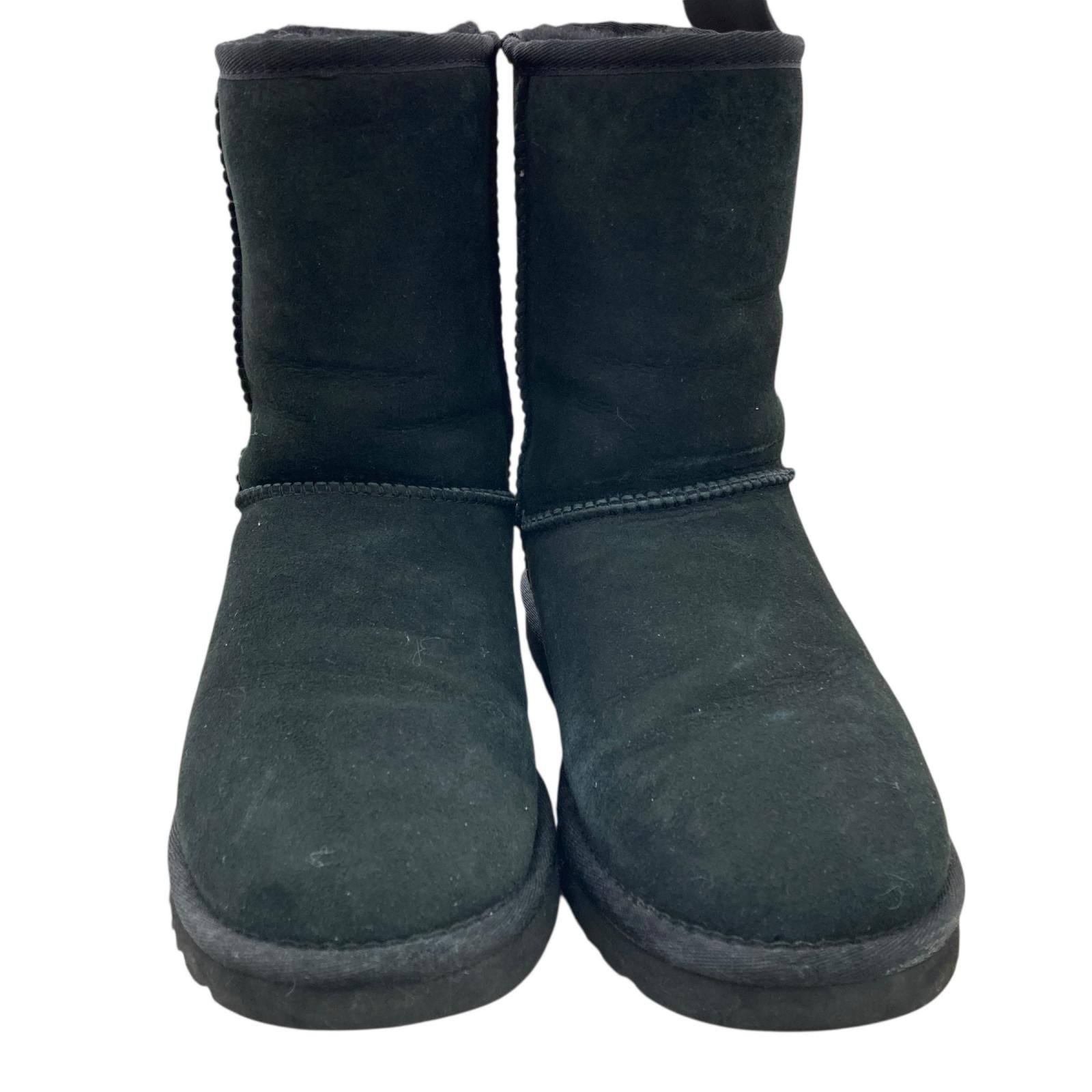 186000 UGG アグ ムートンブーツ 5825 25cm ブラック レディース