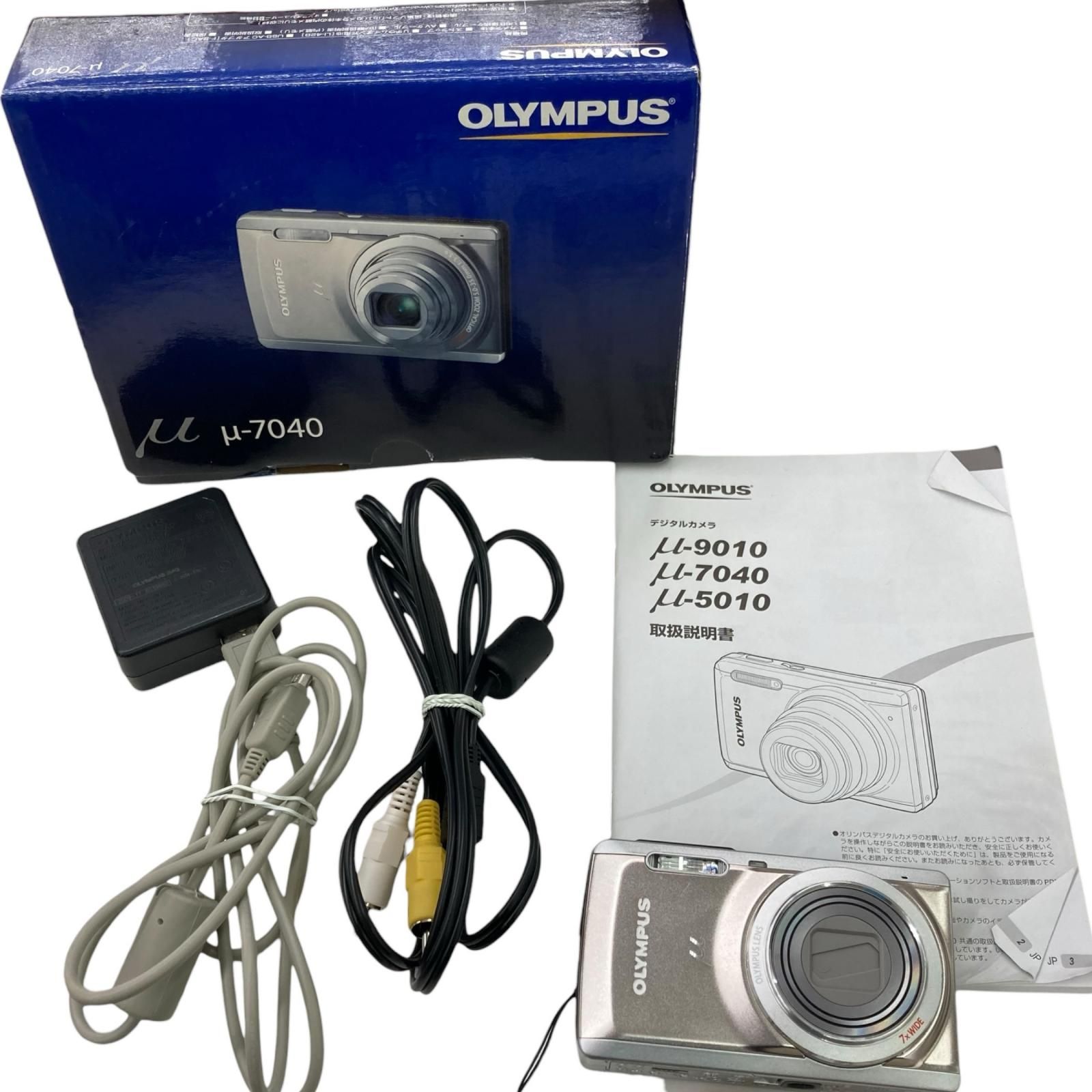 186001 通電確認のみ OLYMPUS オリンパス デジタルカメラ μ-7040