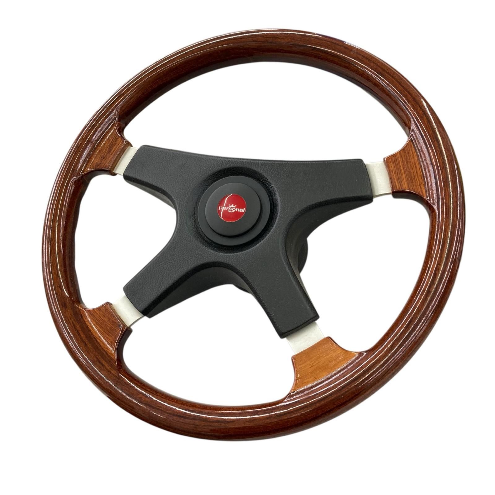 186000 現状品 Personal パーソナル ウッドステアリング - メルカリ