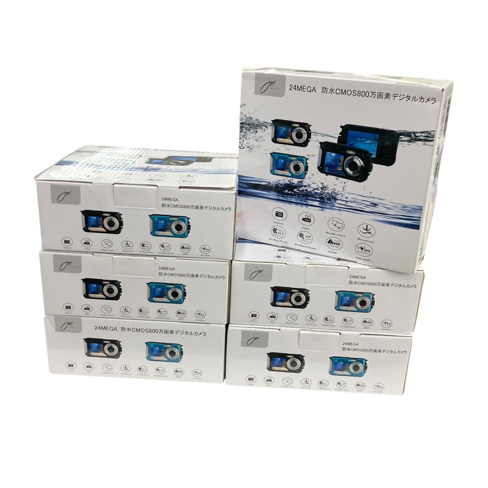 118010 新品未使用 joyeux ジョワイユ デジタルカメラ ブルー 24MEGA