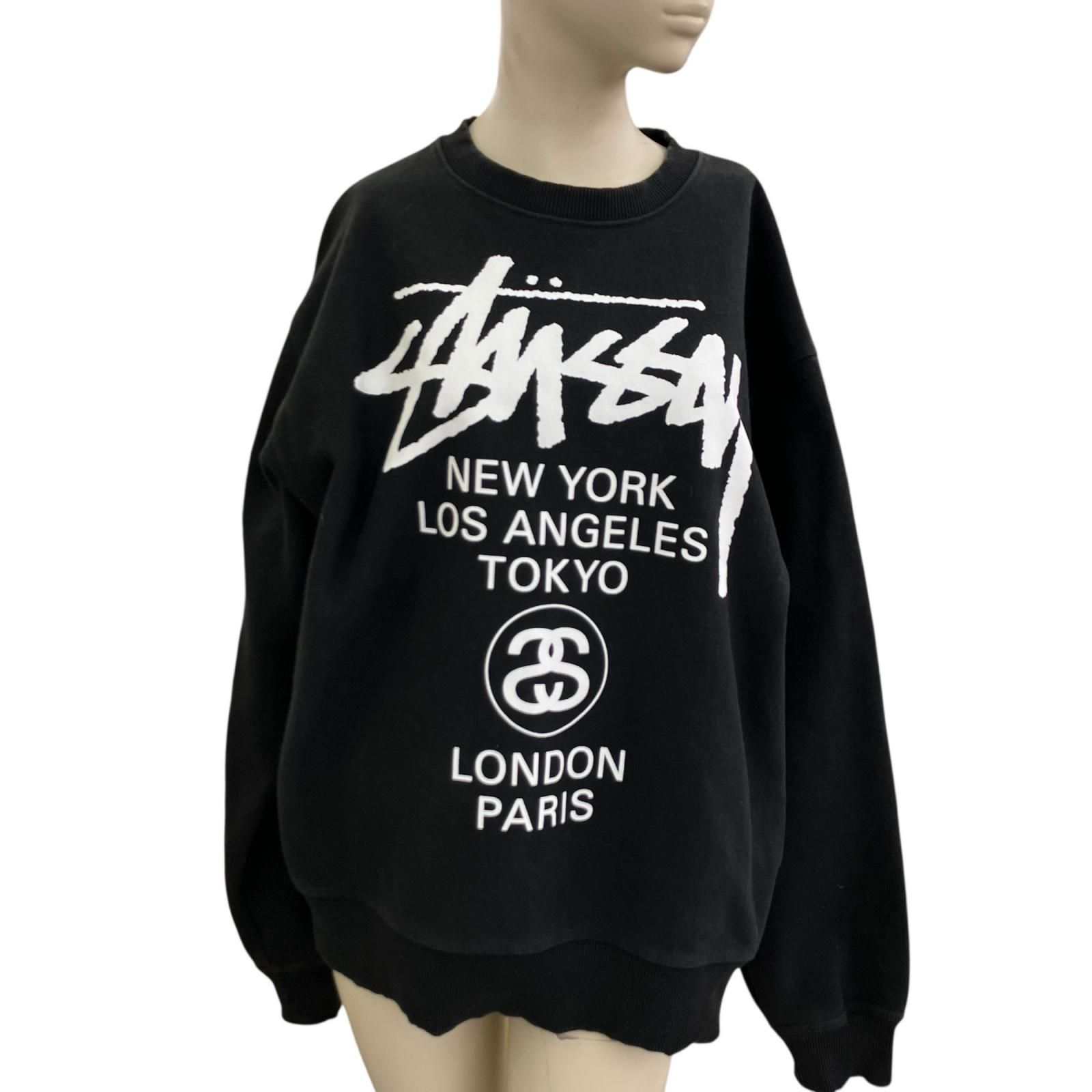 186000 現状品 STUSSY ステューシー Mサイズ ワールドツアー 186000 現状品 STUSSY ステューシー Mサイズ ワールドツアー