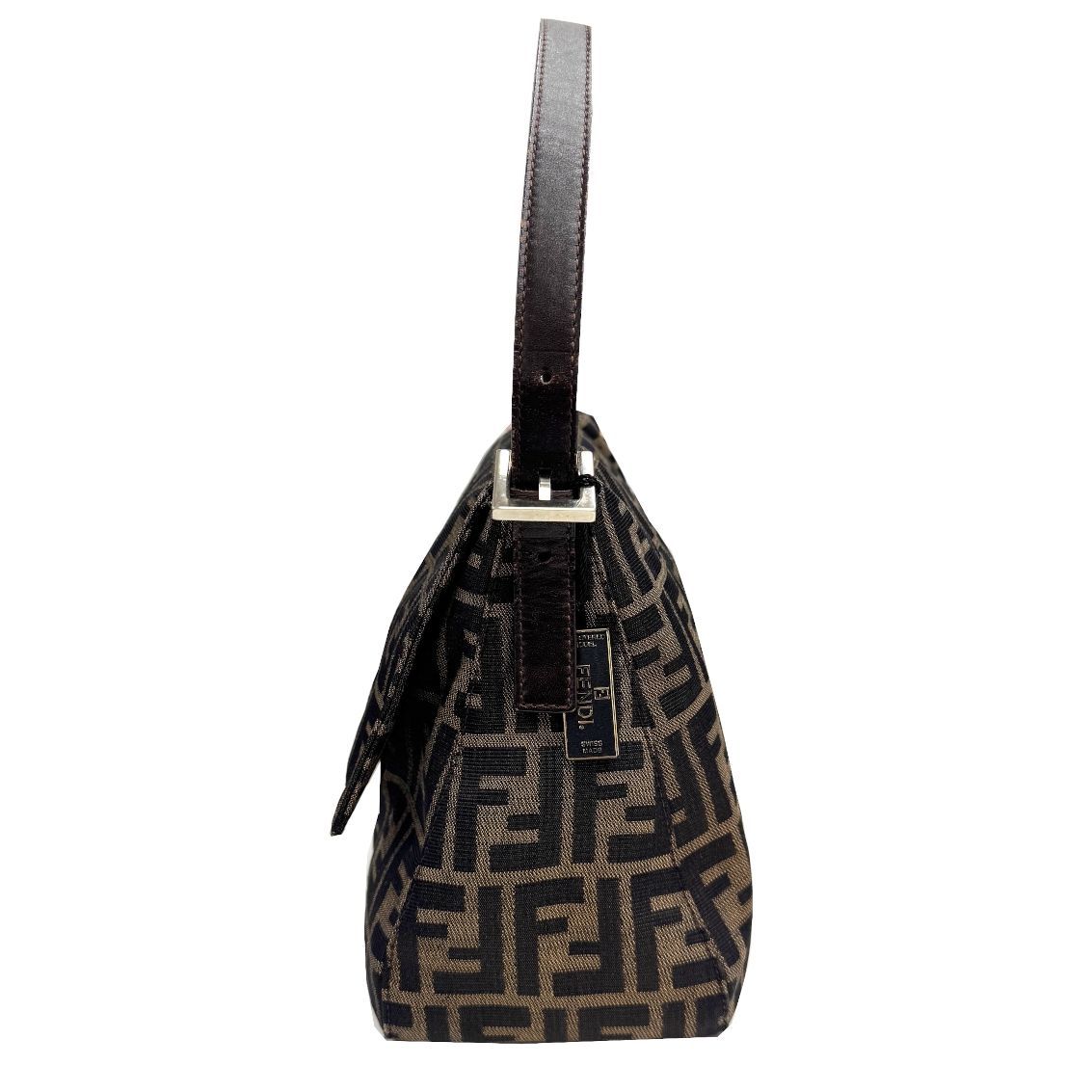 中古】FENDI フェンディ ズッカ マンマバケット ショルダーバッグ ワン