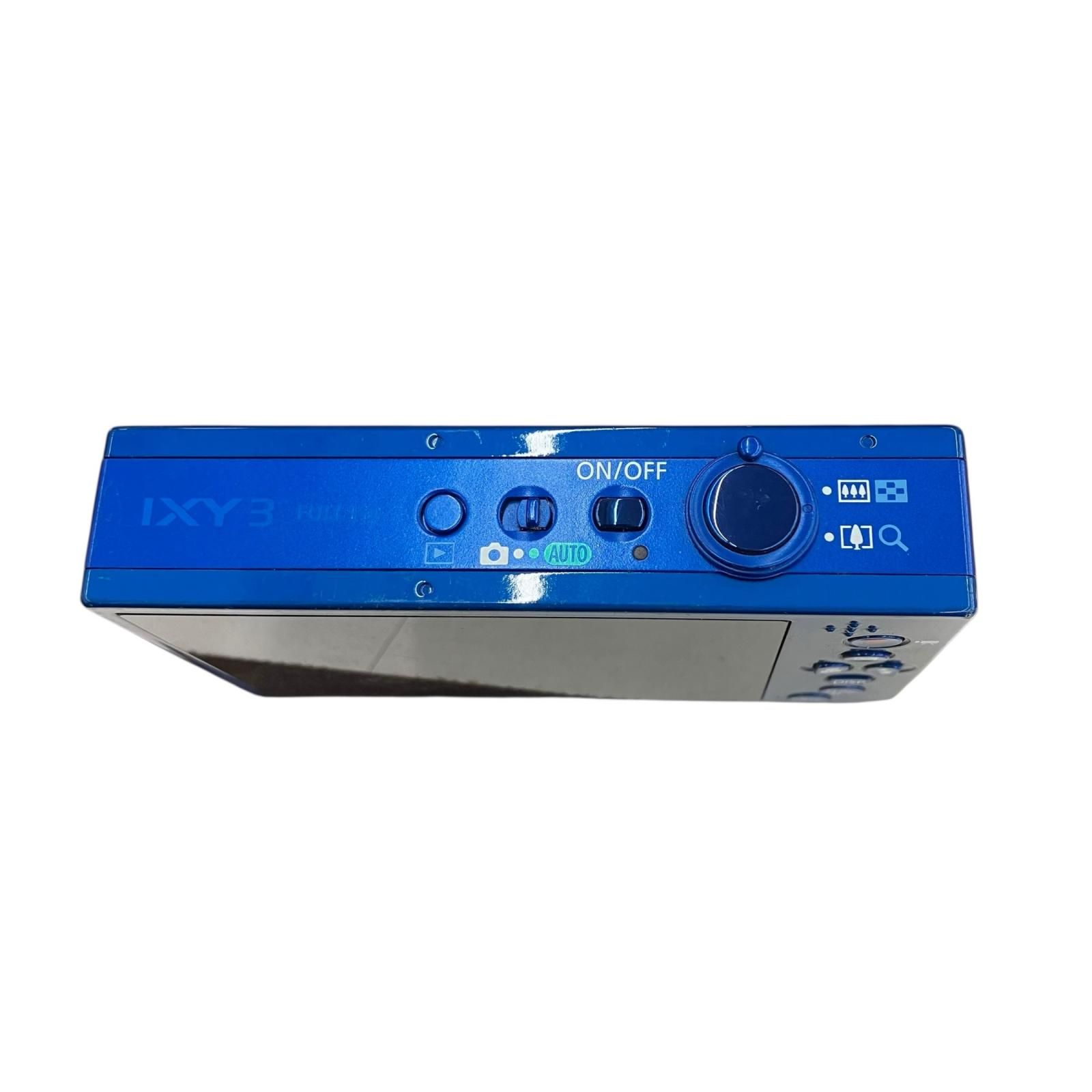 118011 動作未確認 canon キャノン デジタルカメラ IXY3 PC1736 ブルー