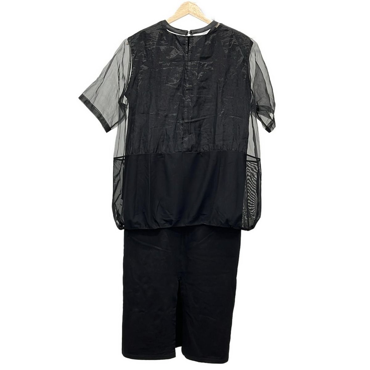 manof マノフ　セットアップ　黒 MANOF/マノフ/WAIST TUCK KNIT SET UP | L.H.P（エルエイチピー