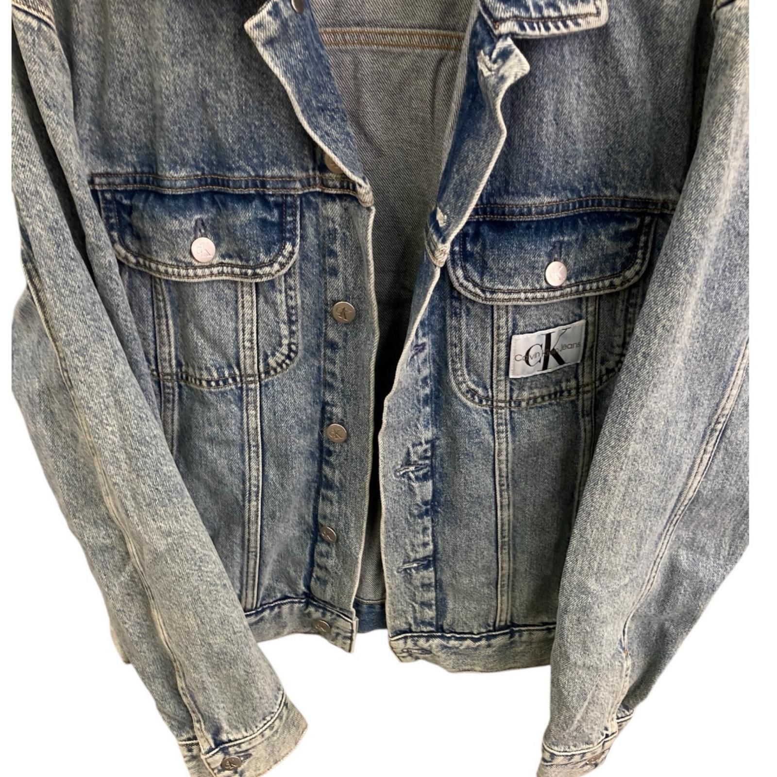186001 現状品   Jeans カルバンクラインジーンズ デニムジャケット Regular denim 90S  M メンズ [251126HM060171] Calvin Klein（カルバン・クライン） デニムジャケット gジャン 90s