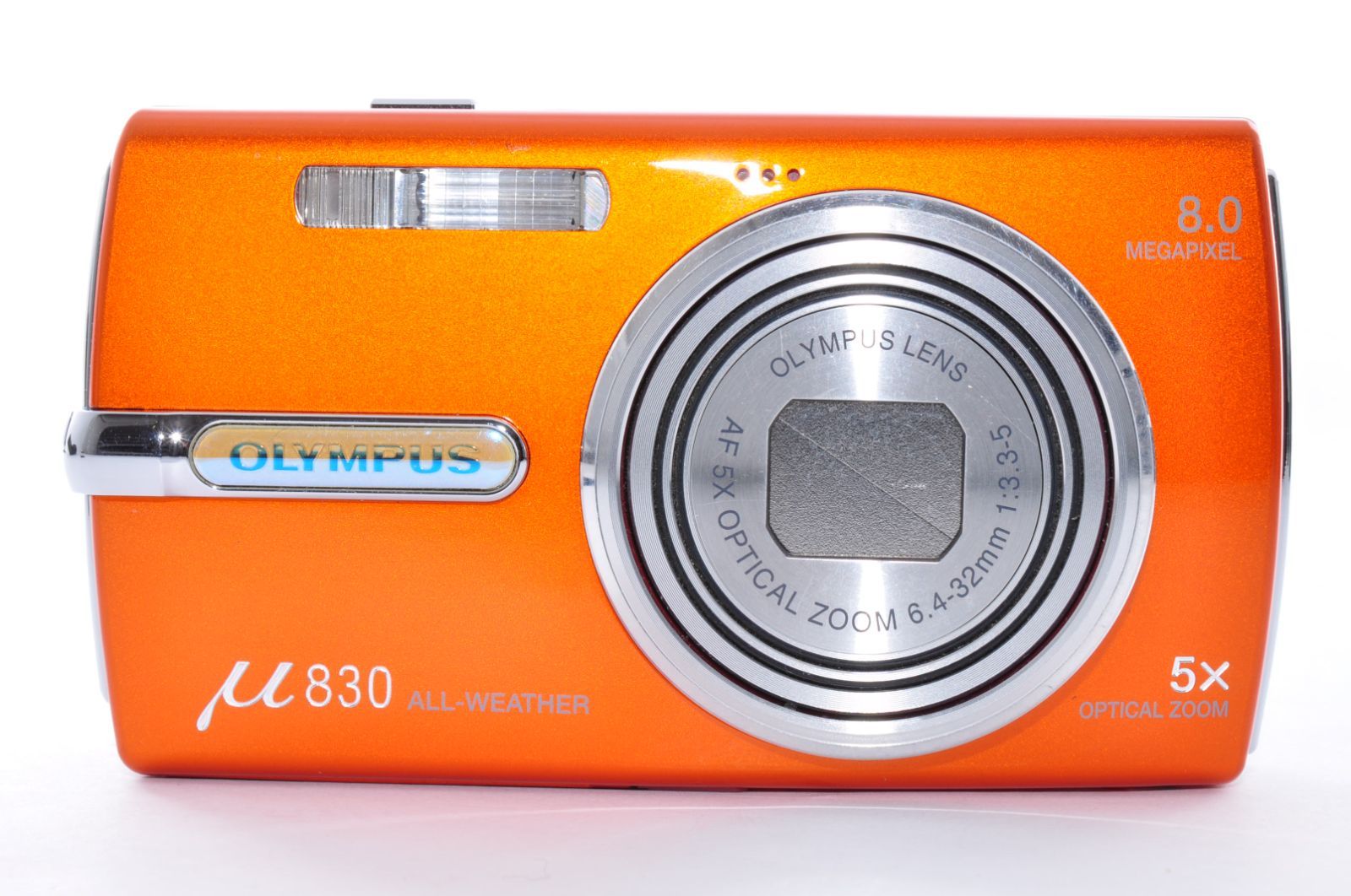 OLYMPUS μ830 DIGITAL Camera オレンジ デジカメ デジタルカメラ