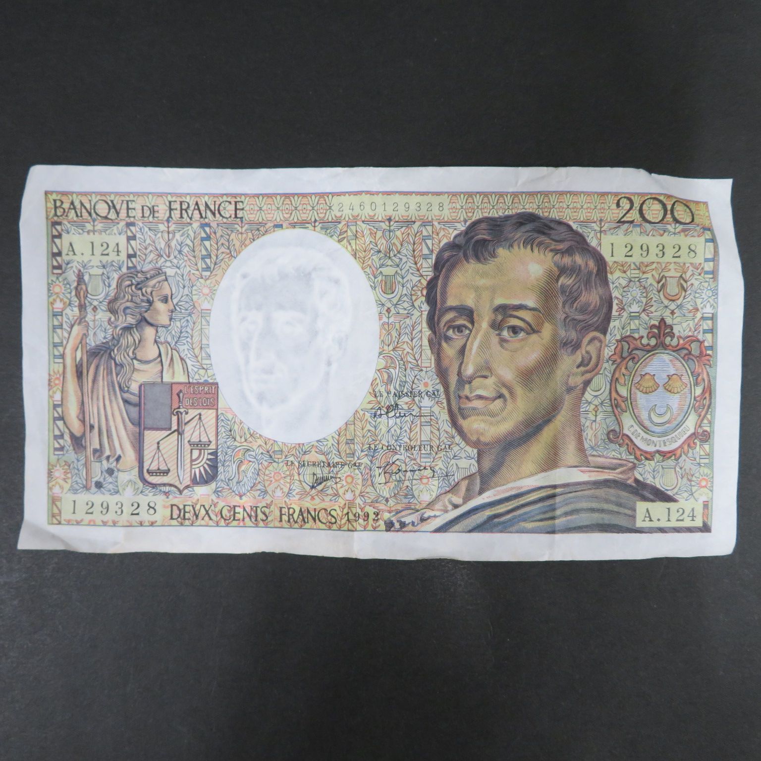 ★未使用 1991年 フランス紙幣 ヴィンテージ アンティーク franc 14 ☆未使用 1991年 フランス紙幣 ヴィンテージ アンティーク franc 14