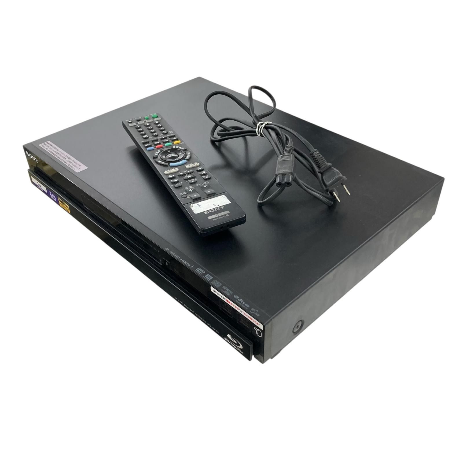 186000 通電確認のみ SONY ソニー ブルーレイ/DVDレコーダー BDZ-RX105