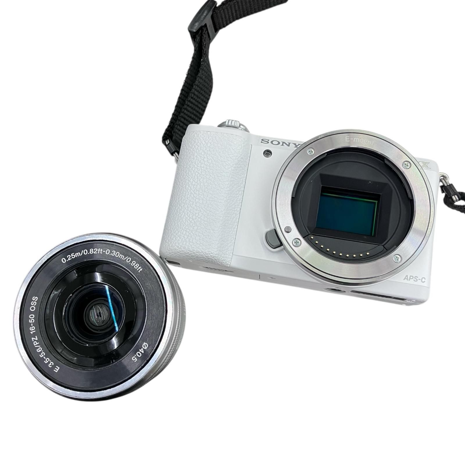 186000 動作未確認 SONY ソニー ミラーレス一眼 α5100 ホワイト - メルカリ