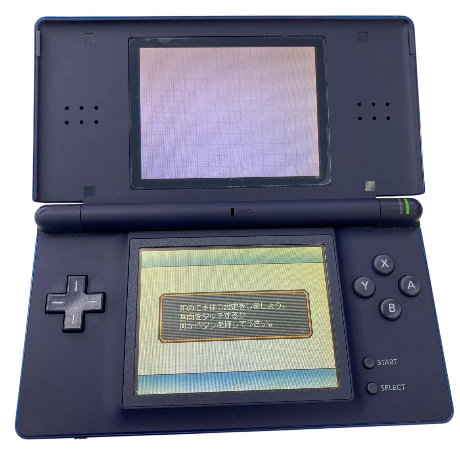 186000 動作確認済み Nintendo DS Lite 本体 エナメルネイビー - メルカリ