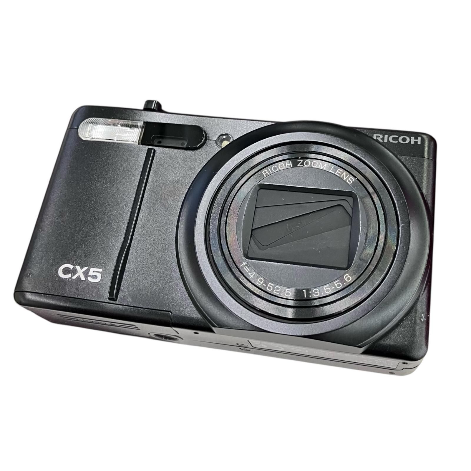 186001 動作未確認 RICOH リコー デジタルカメラ CX5 ブラック - メルカリ