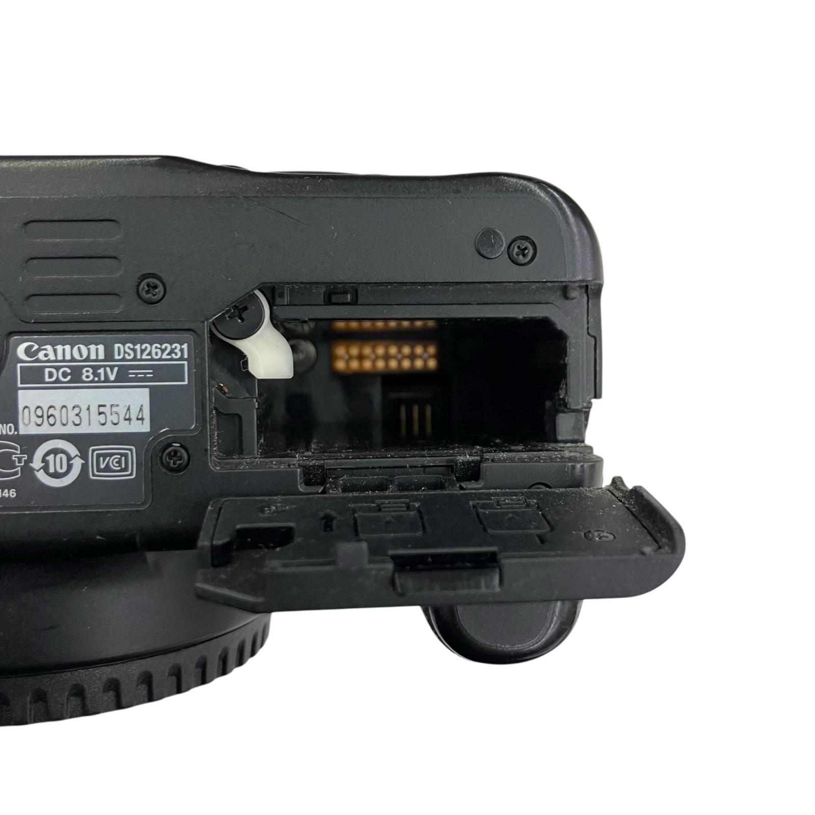 186001 現状品 canon キャノン EOS Kissx3 DS126231 ブラック - メルカリ