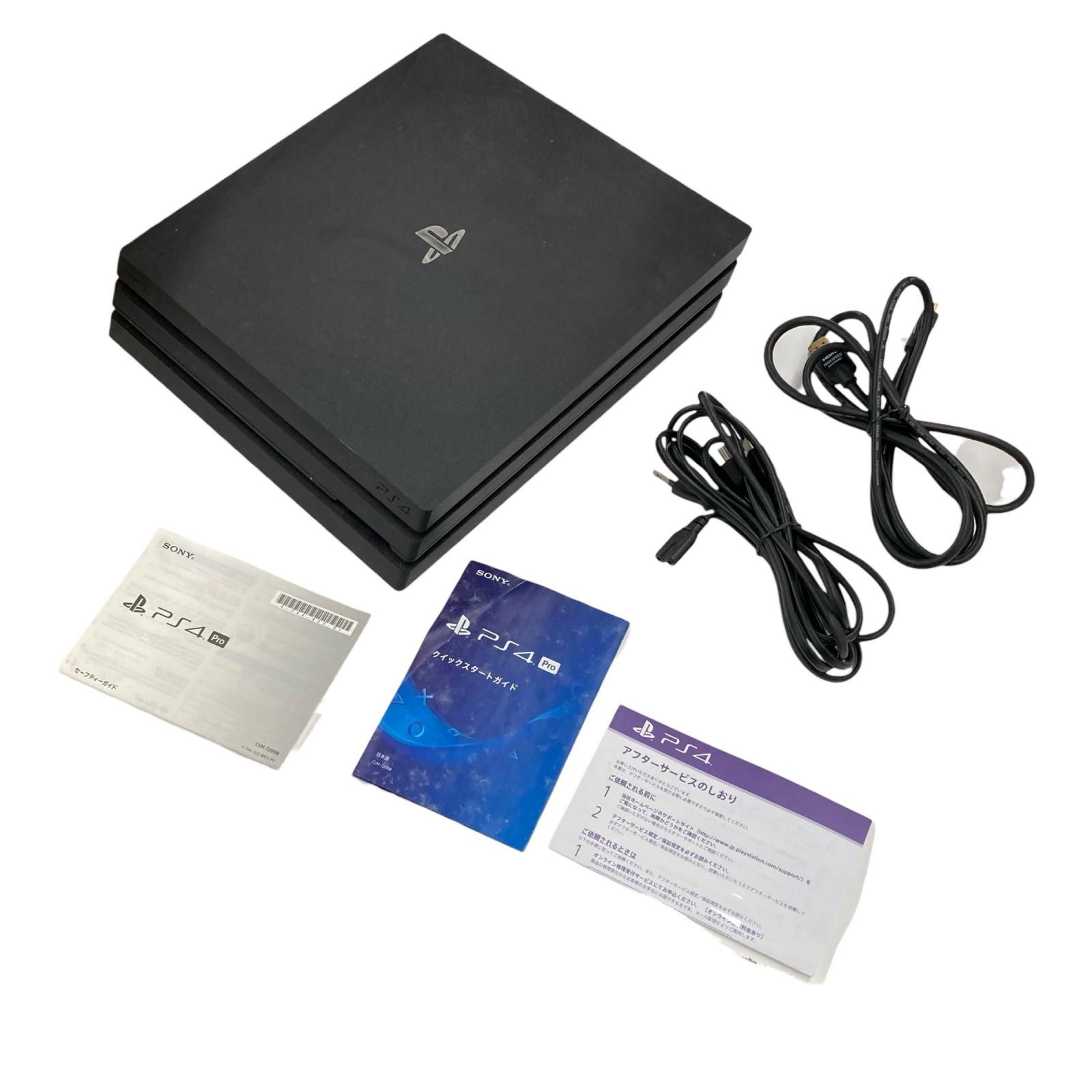 186000 動作未 SONY ソニー PS 4 Pro CUH 7200 B ジェットブラック コントローラー