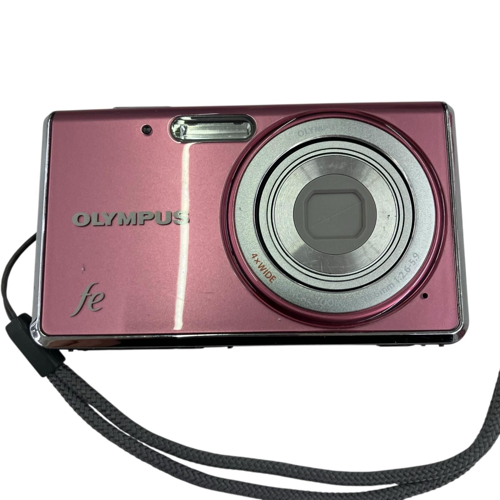 186000 動作確認済み OLYMPUS オリンパス CAMEDIA FE-4020 ピンク
