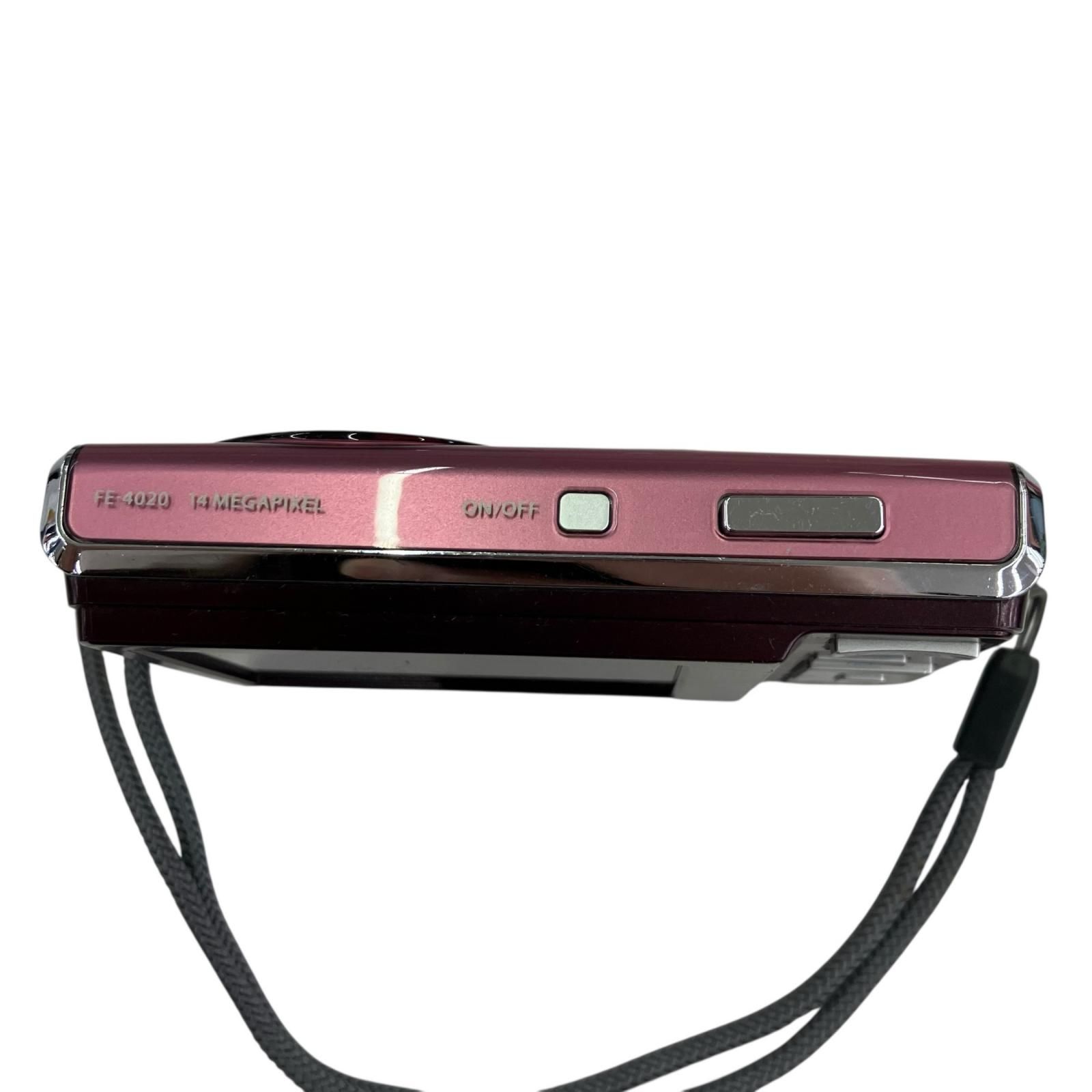 186000 動作確認済み OLYMPUS オリンパス CAMEDIA FE-4020 ピンク